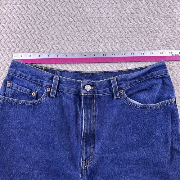 VTG Levi's Womens Tapered Leg 550 Jeans Relaxed Fit 1999 High Rise Size 16W L‎ - Picture 8 of 16